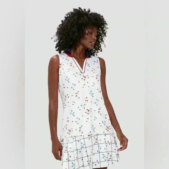 Tuckernuck Sport Hyannis Floral Sleeveless Polo - Picture 1 of 10